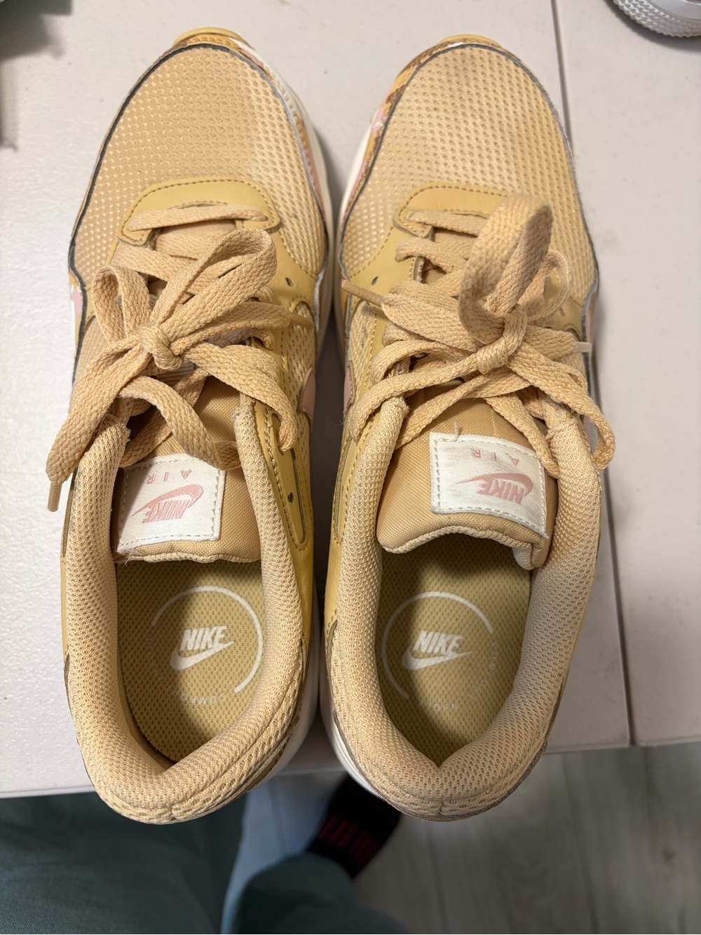 Nike Women’s Tan & Pink Camo Air-Style Sneaker - Picture 6 of 12